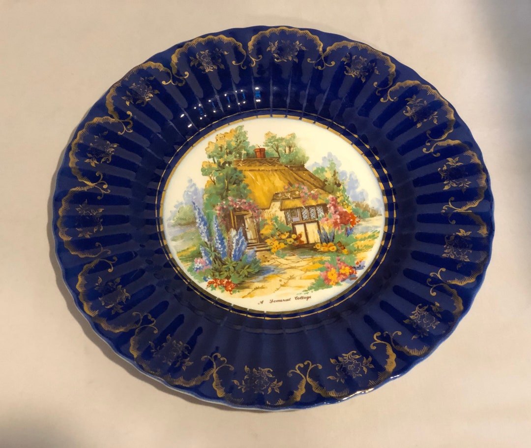 Royal Victoria Wade Pottery Plate Etsy