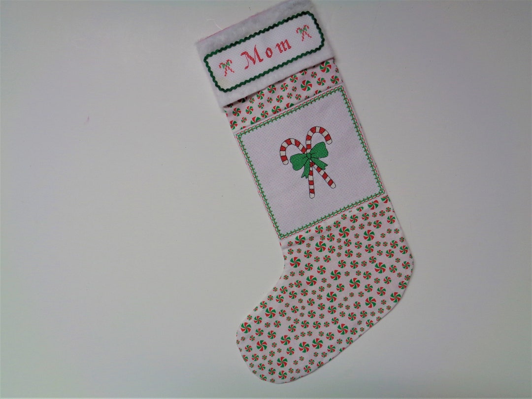 Custom Cross Stitched Christmas Stockings Etsy