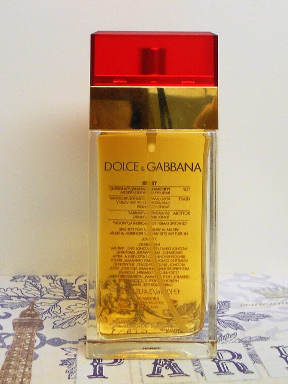 dolce gabbana red cap perfume