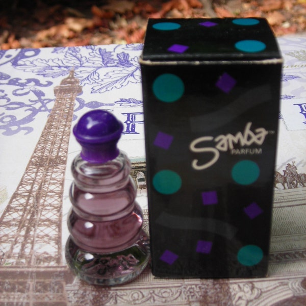 Samba parfum by The Perfumer's Workshop. Miniature bottle, new in box.