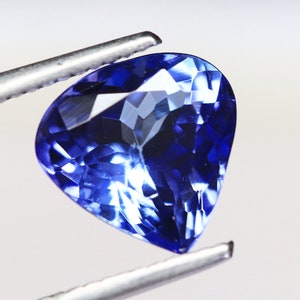 Natural Tanzanite Gemstone, Loose Stone Tanzanite, Faceted Gemstone For Jewelry, 1.55 Cts - 7.5x7.5x4.3mm