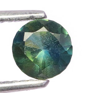 Parti Sapphire Stone, Australia Sapphire Gemstone, Multi Sapphire Ring Gemstone, Round Sapphire Jewelry Stone - 4.5x4.5x2.5mm