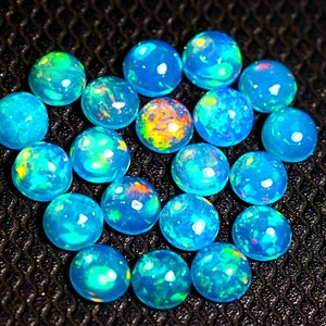 Natural Ethiopian Blue Opal Stone, Polished Uncut Gemstone Natural Ethiopian Blue Opal Stone, Polished Uncut Gemstone