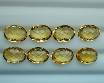 Citrine Gemstone, Citrine Faceted, Gemstones Cut, Citrine Cut Stone, Citrine Gemstone, Faceted Gemstone 14x10mm Size