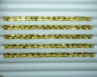 Emerald Cut Citrine \ Citrine Gemstone \ Citrine Cut Stone \ Citrine Faceted \ Emerald Cut Gemstone \ Faceted cut Stone \ 9x7 mm