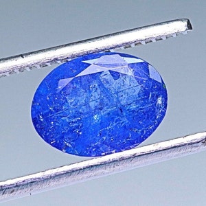 Natural Tanzanite Gemstone, Faceted Tanzanite Stone, Tanzanite Cut Stone, Loose Gemstone, Tanzanite Oval, 10x7.5x4.5mm, 2.45 Carat