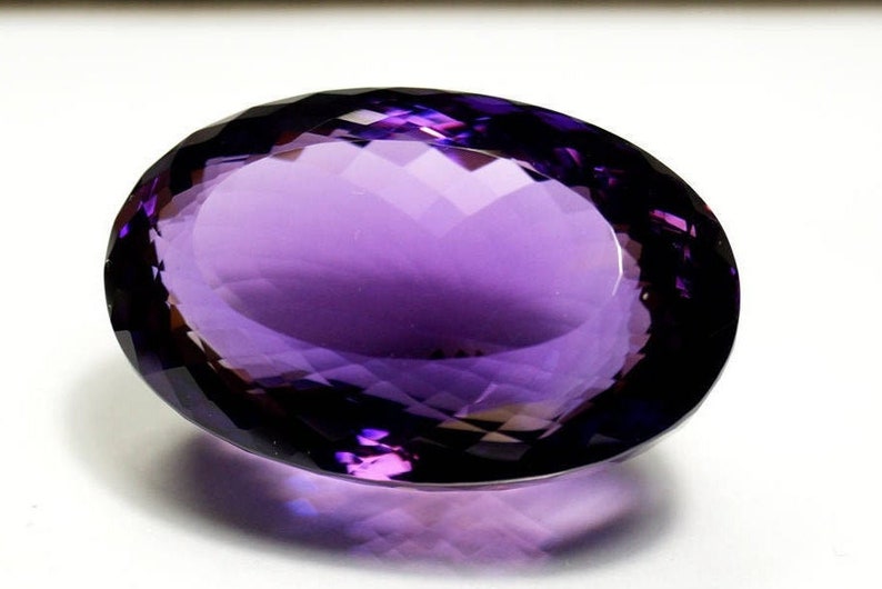 Huge Natural Purple Amethyst Gemstone Pendant Gemstone Amethyst Stone Top Quality Amethyst For Jewelry 125.50 Cts / 38.5x26x20mm image 1