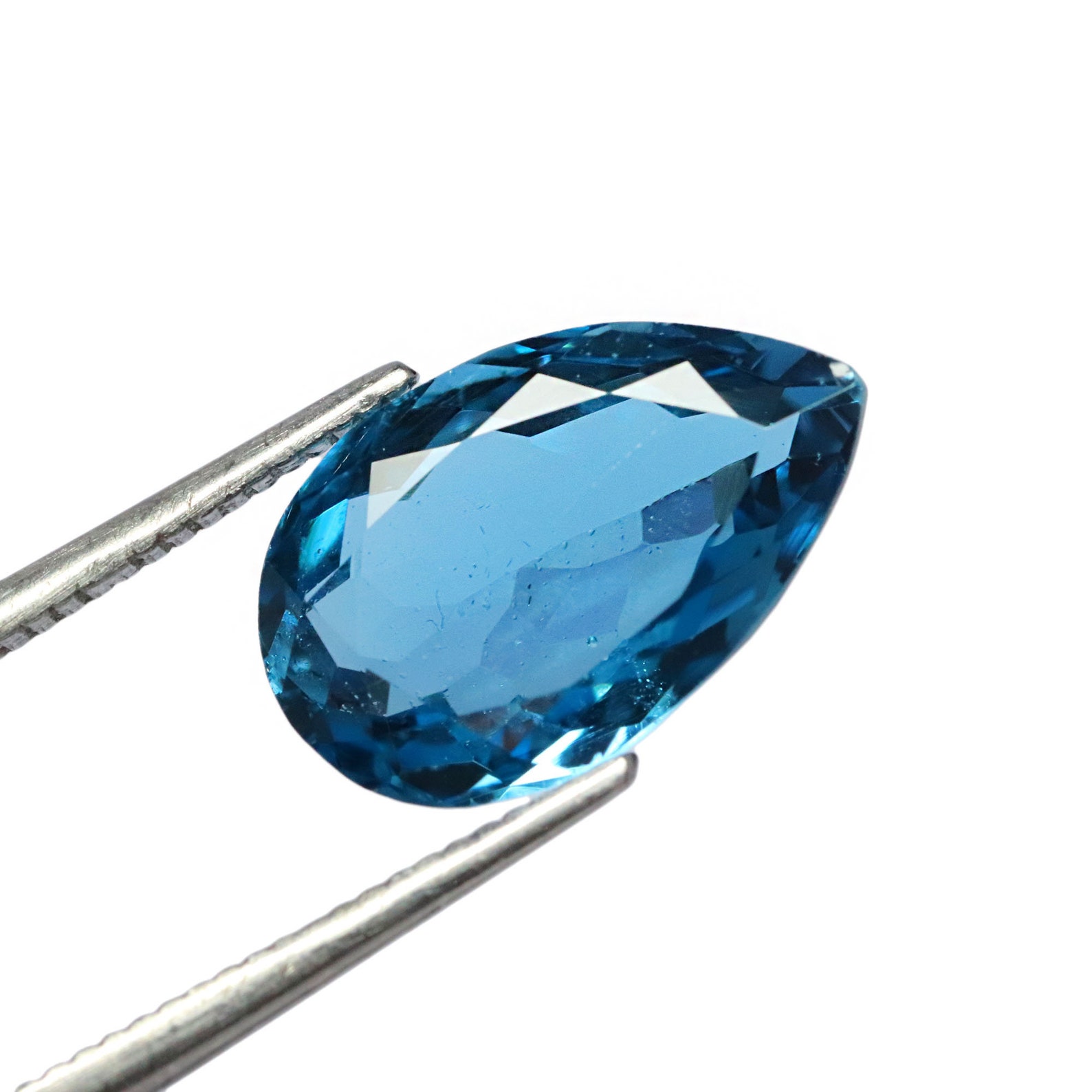 Beautiful Blue Topaz Gemstone London Blue Topaz Stone Blue Etsy UK