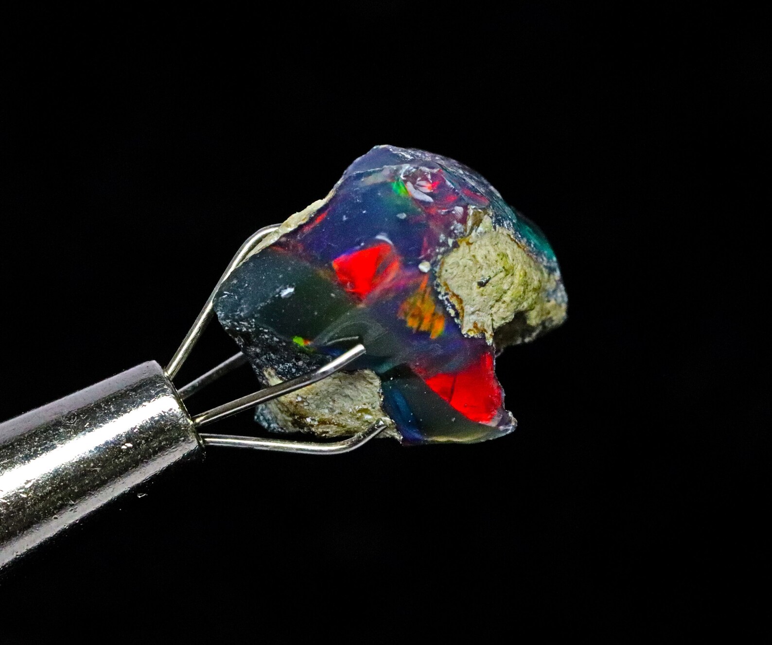 Opal Raw Gemstone Black Opal Rough Stone Black Opal Crystal - Etsy UK