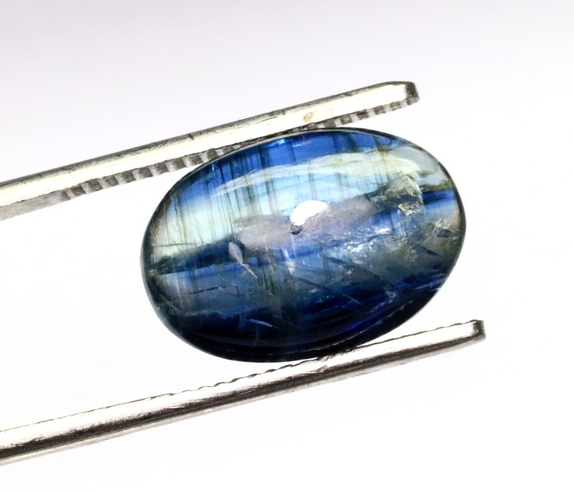 Stunning Kyanite Gemstone Kyanite Cabochon Oval Kyanite Etsy