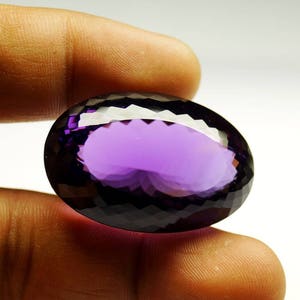 Huge Natural Purple Amethyst Gemstone Pendant Gemstone Amethyst Stone Top Quality Amethyst For Jewelry 125.50 Cts / 38.5x26x20mm image 8