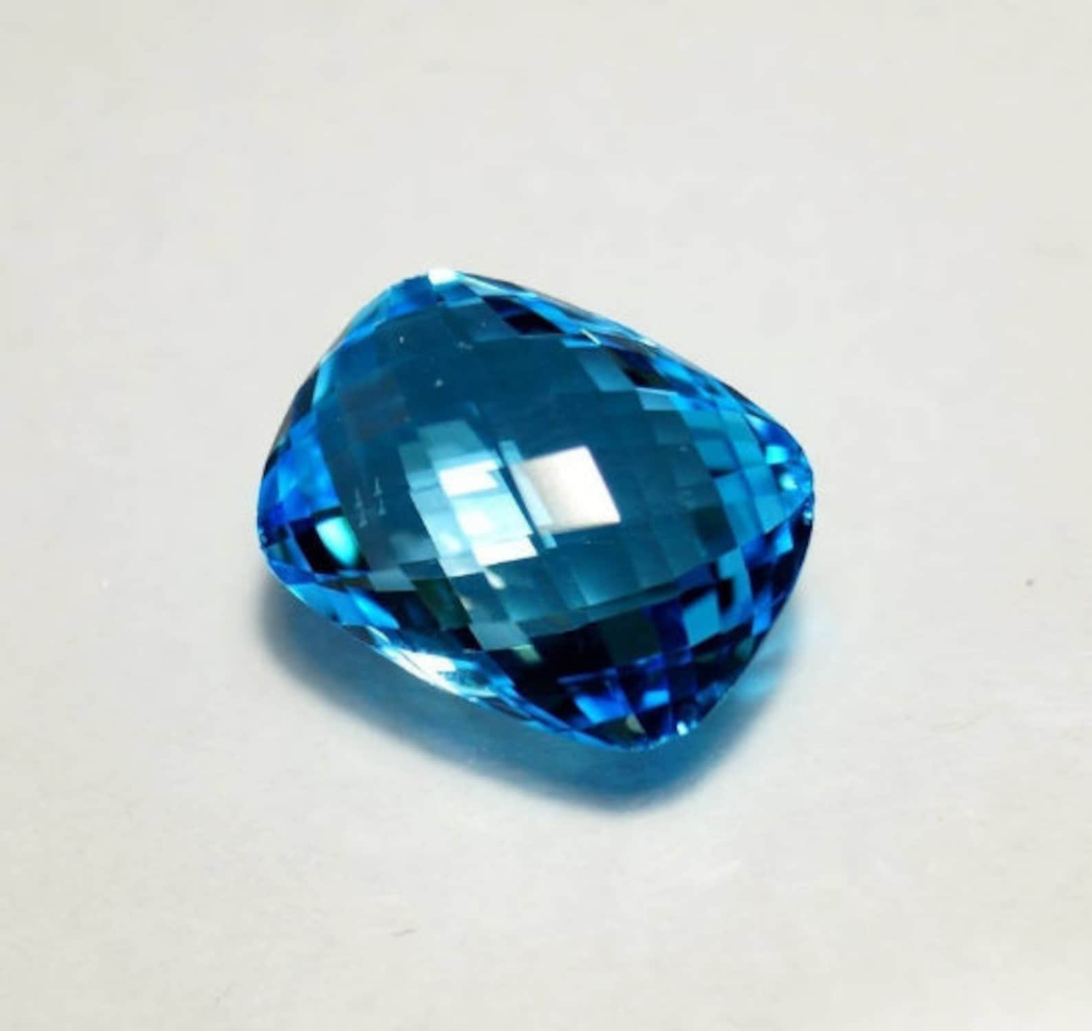 Increíble topacio azul cielo piedra preciosa de topacio azul Etsy