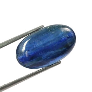 Kyanite Gemstone Cabochon, Natural Kyanite Cabochon Stone, Oval Shape Stone For Jewelry Making, Kyanite Pendant Stone - 18x10x3.5mm