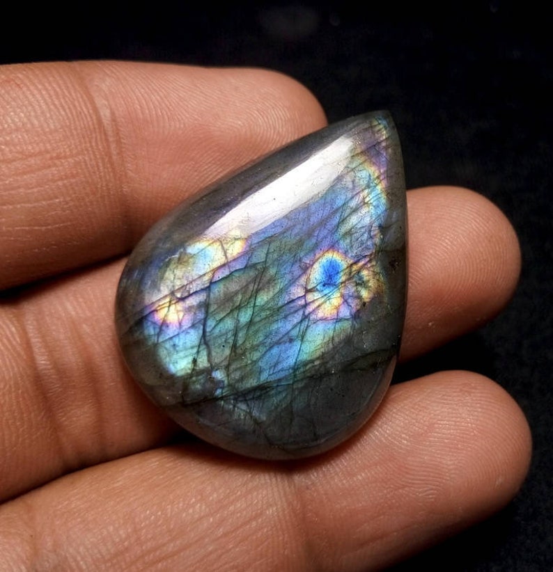 Pépites Labradorite Naturelle PH PandaHall - 3 Pièces/500g - Pour Bijoux Et Décoration
