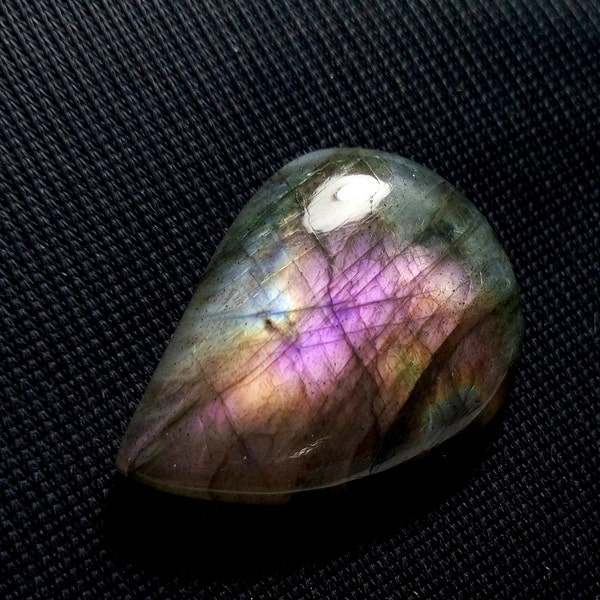 100% natural Labradorita Cabochon de lujo gema / piedras preciosas sueltas cabujón de fantasía / tamaño 27 x 20 x 6 mm
