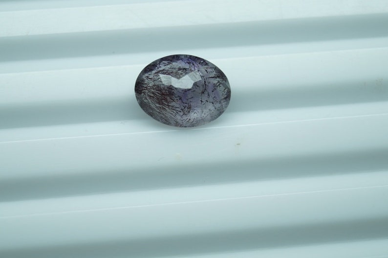 Super Seven Lepidocrocite Cacoxenite Stone Super 7 Amethyst Crystal Huge Oval Super Seven Loose Oval Faceted Gemstone 19.80x15x7.90mm
