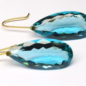 Paraiba Tourmaline Earrings Jewelry, Stunning Earrings, Stunning day Gift Earring, Dangle & Drop Earrings, Valentines Gift for her jewelry