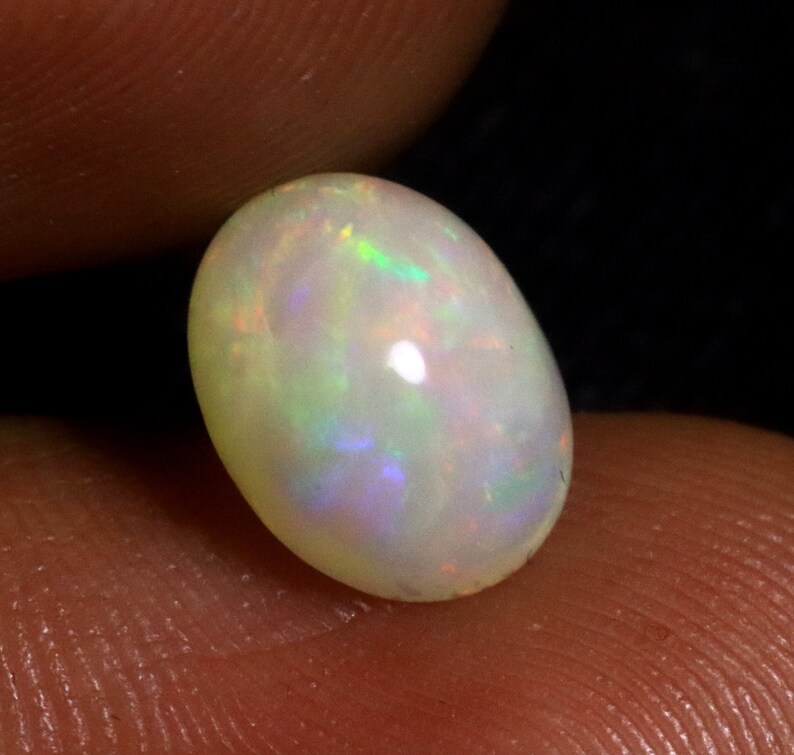 Full Multifire Play Ethiopian Opal Gemstone Designer Cabochons Size 8*13mm Jewelry Making Supplies 100/% Natural Ethiopian Opal Cabochon