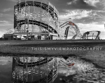 Coney Island cyclone, Original photograph 8x10