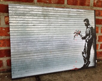 Banksy-Gallery wrapped print 18x25 Hells Kitchen, NYC