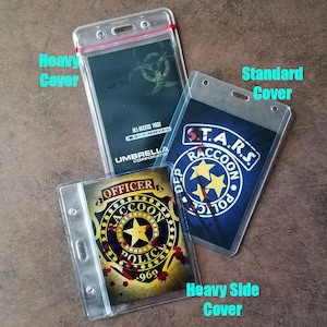 Resident Evil Con Badges - includes badge holder of your choice