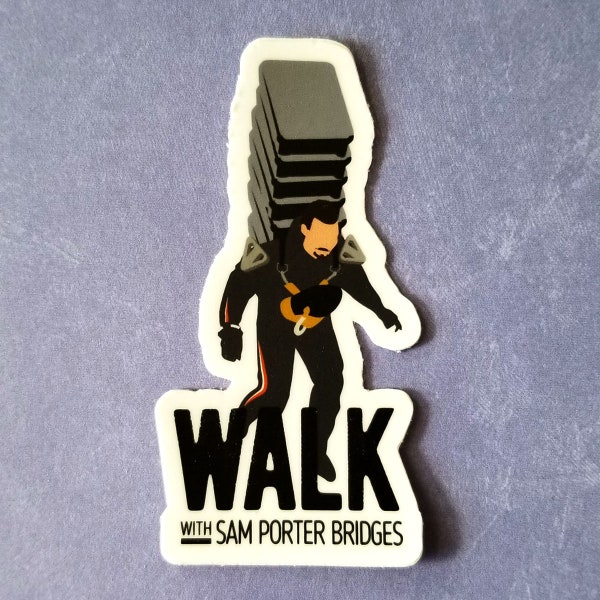 Death Stranding - WALK with Sam Porter Bridges sticker