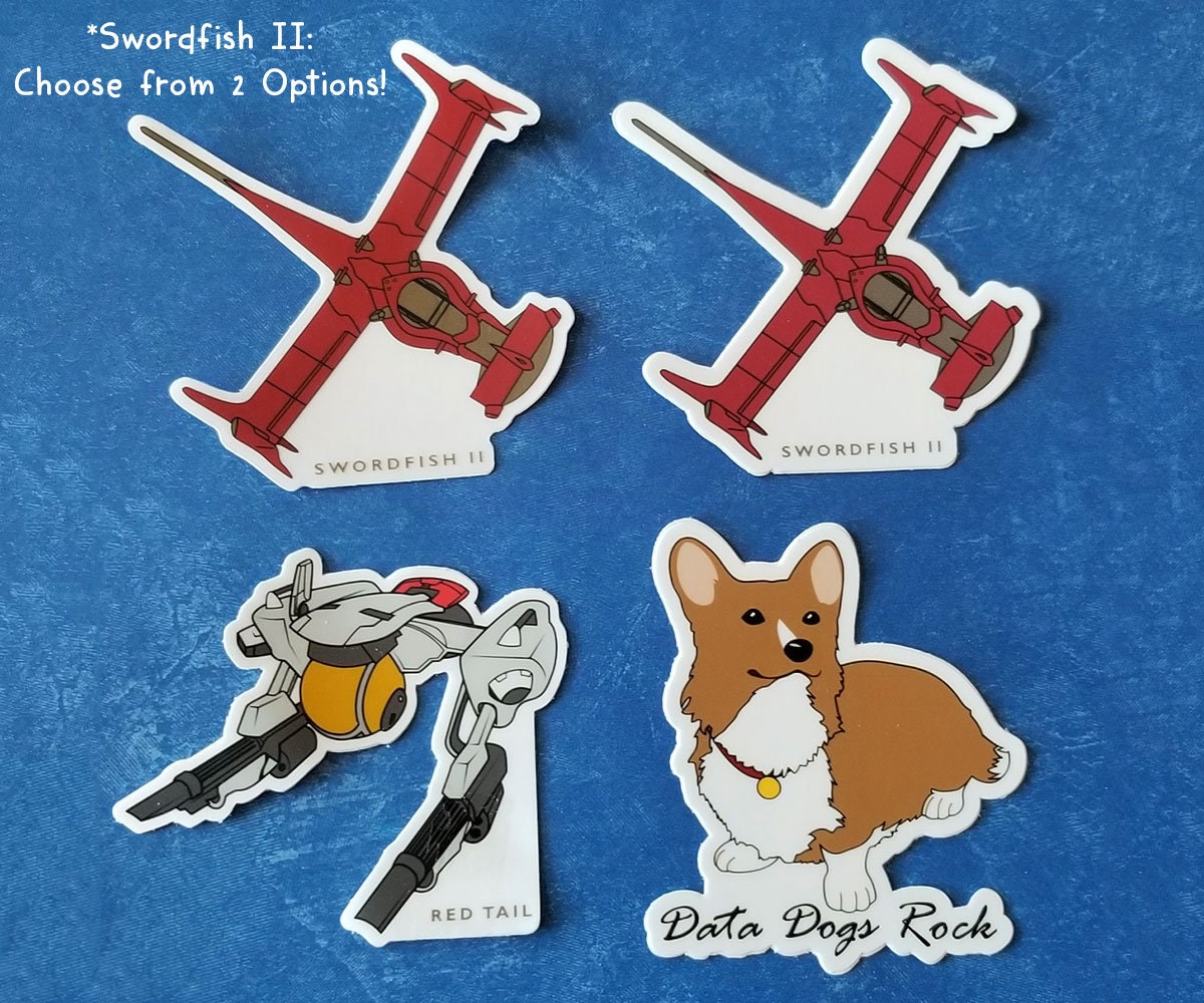 Cowboy Bebop die-cut stickers - choose 1 of 3 designs!