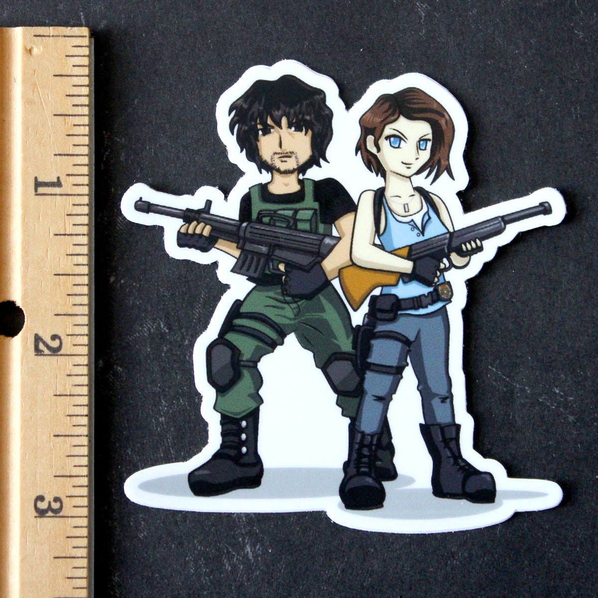 Resident Evil Chibi Stickers 3 Remake/4/code Veronica 