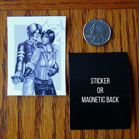 Leon and Ada - Resident Evil - Sticker