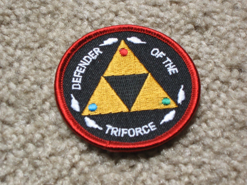 Legend of Zelda Defender of the Triforce patch or sticker