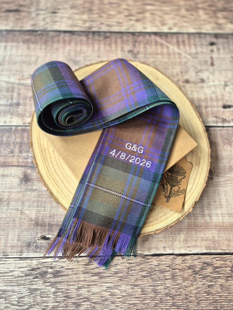 Acottish Ribbon Isle of Skye Tartan Handfasting Ribbon: Scottish Wedding Ceremony - Etsy