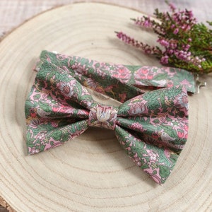 Bowties. Liberty Strawberry Thief bowtie. Men's Wedding Bowties. Floral Bowties. Men's bowties. Neckwear. Cufflinks. Pocket Squares.Menswear image 5