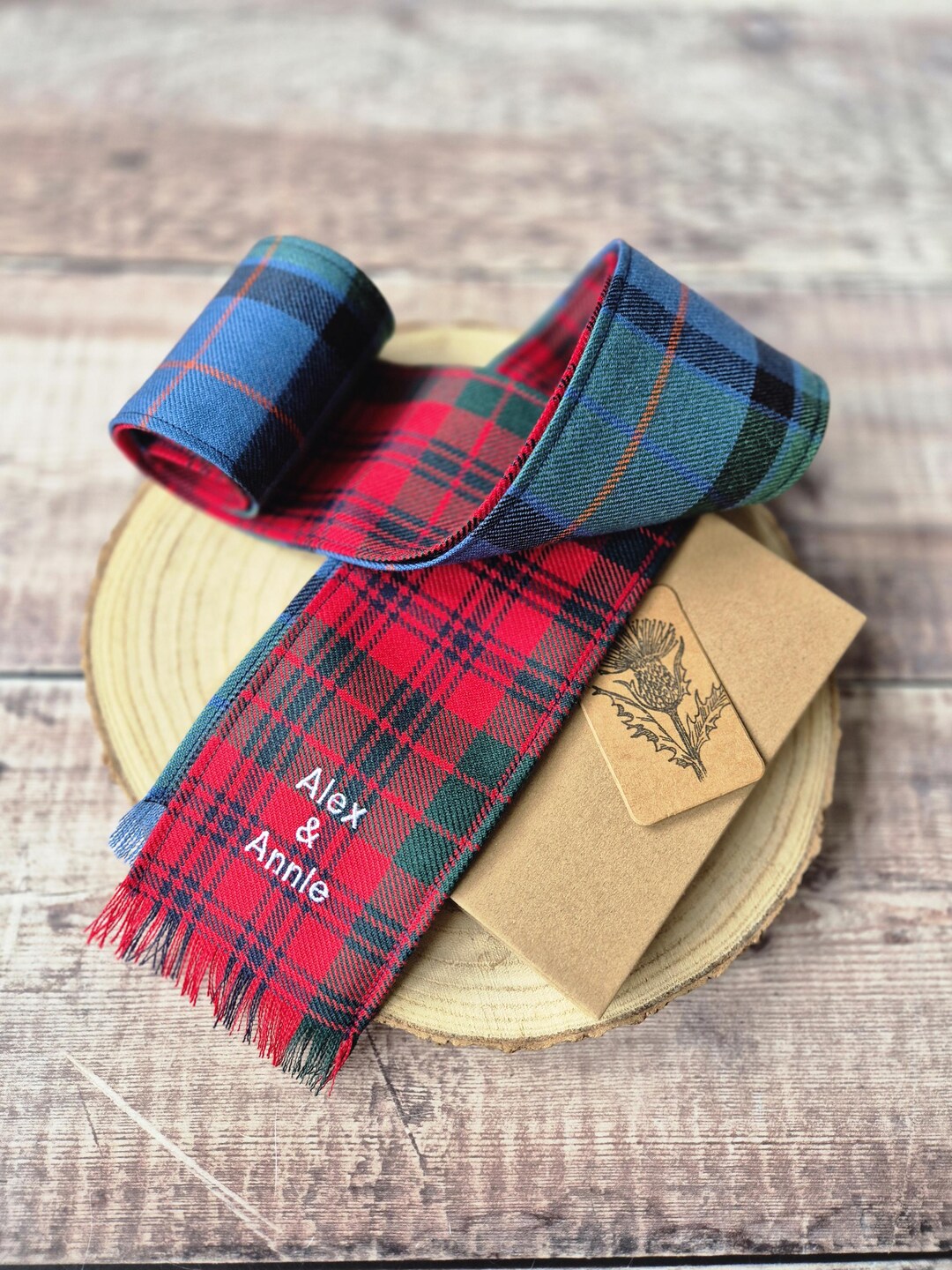 Acottish Ribbon Custom Scottish Tartan Handfasting Ribbon: Scottish Wedding Ceremony ...