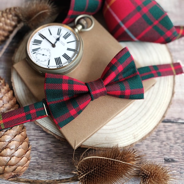 bruce tartan tie