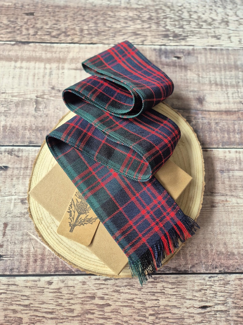 Scottish Tartan Handfasting Ribbon: Scottish Wedding Ceremony Keepsake MacDonald