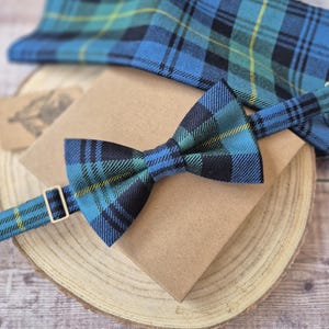 Gordon Tartan Bow tie. Bow ties. Scottish Tartan bowties. Men&#39;s Wool Bow ties. Men&#39;s bow ties. Neckwear/Cufflinks/Pocket Square.