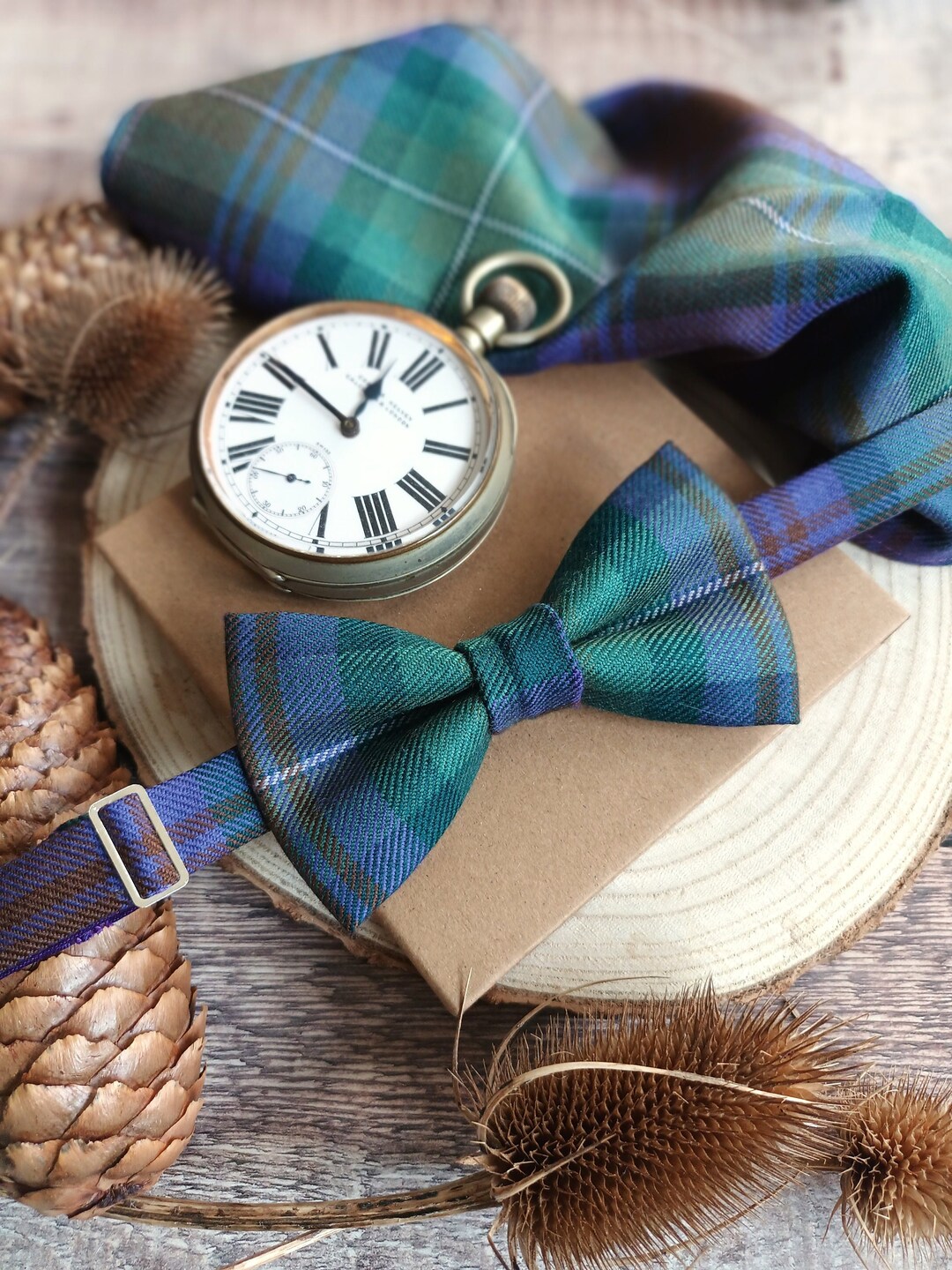 Scottish Tartan Bow Tie main image 0