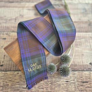 Isle of Skye Tartan Handfasting Ribbon: Scottish Wedding Ceremony