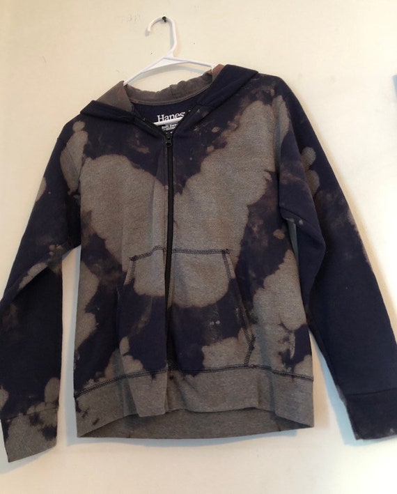 childrens navy zip up hoodie