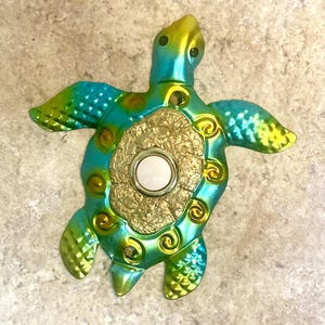 Turtle 3D - Doorbell Cover Plate - Lighted Button