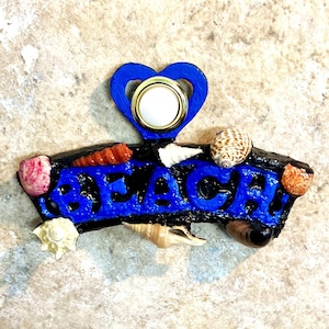 Doorbell Cover Plate - Cast Iron - Beach Lover Design