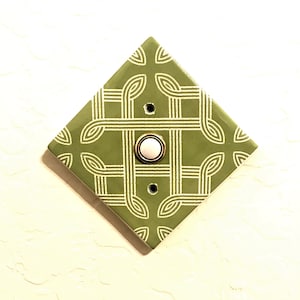 Doorbell Cover Plate - Ceramic Tile