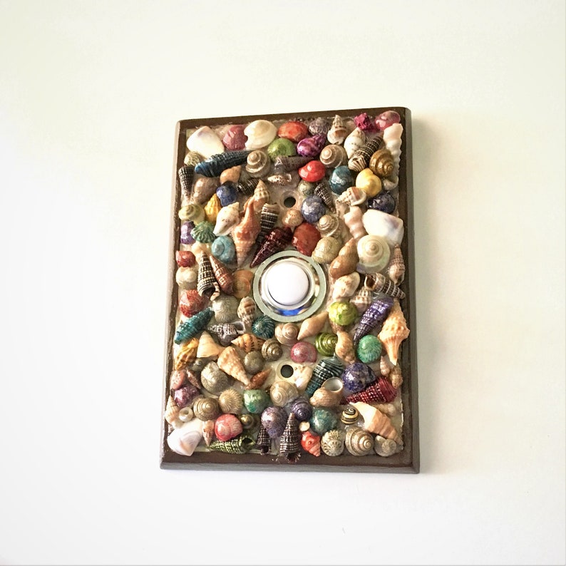 Door Bell Cover Plate Sea Shell Custom Design