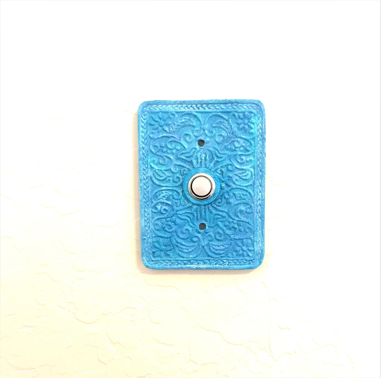 Doorbell Cover Antique/rustic Finish Ornate 3D - Etsy