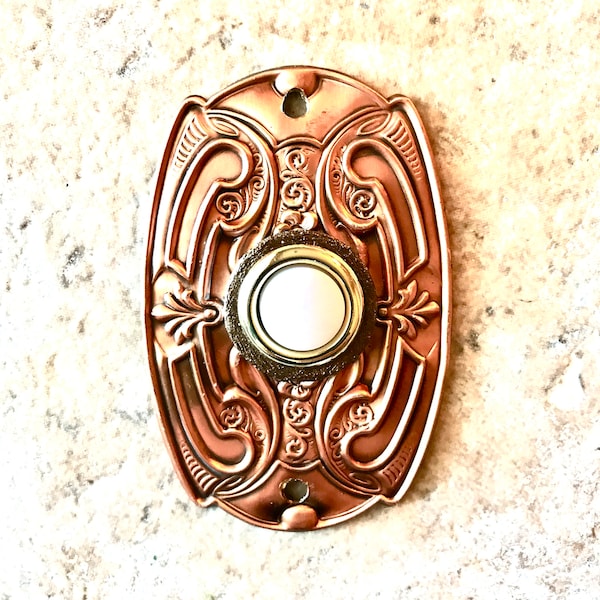 Copper Doorbell Etsy