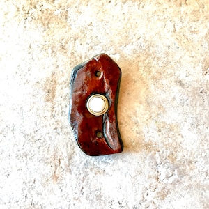 Doorbell Cover Plate - Natural Redwood