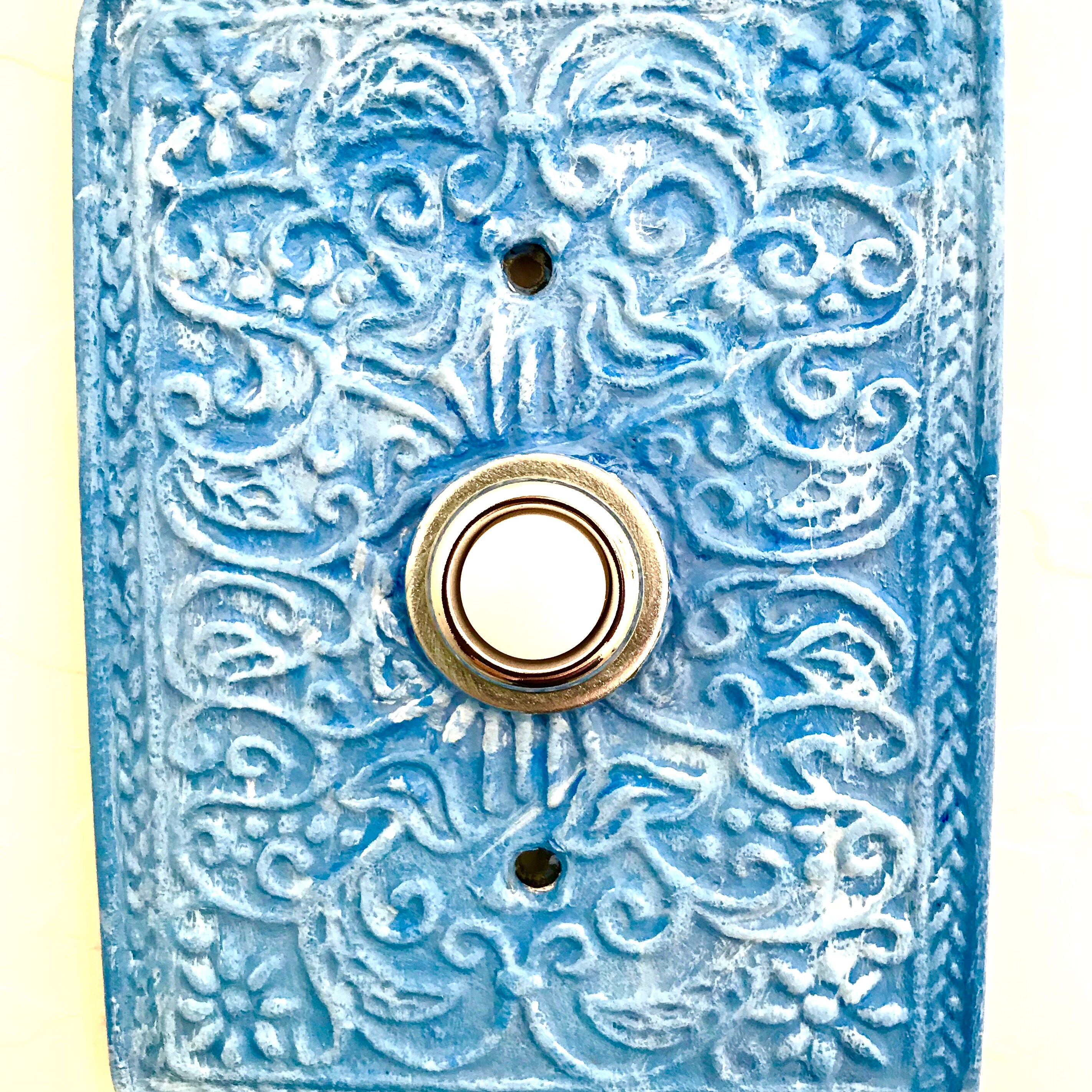 Doorbell Cover Antique/Rustic Finish Custom Ornate 3D | Etsy