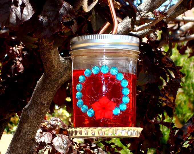 Humming Bird Feeder Mason/ball Jar Etsy