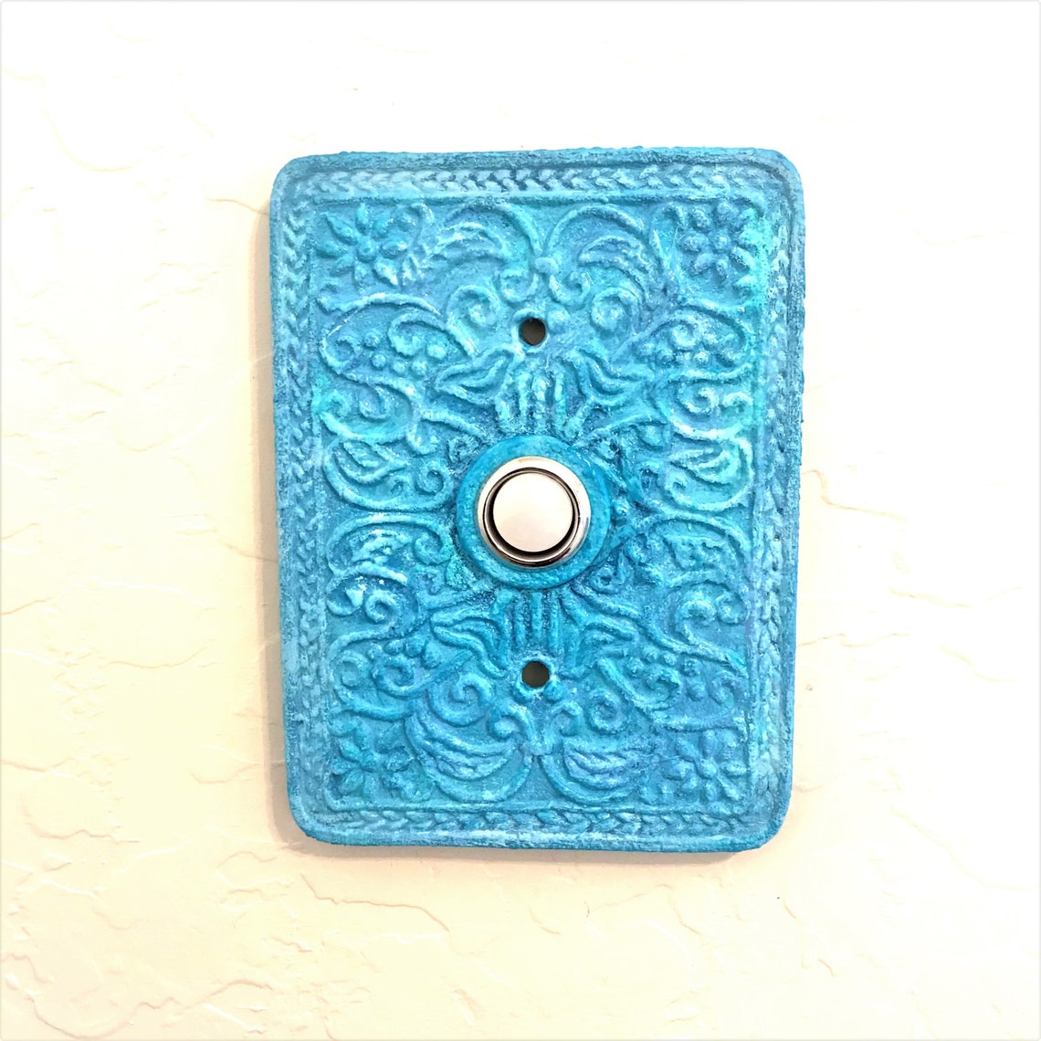 Doorbell Cover Antique/rustic Finish Ornate 3D - Etsy