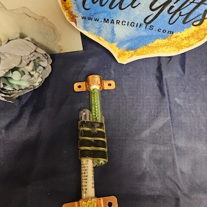 Hand Crafted Wedding Glass Shard Mezuzah Case